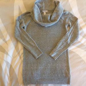 Motherhood Maternity cowl neck grey sweater